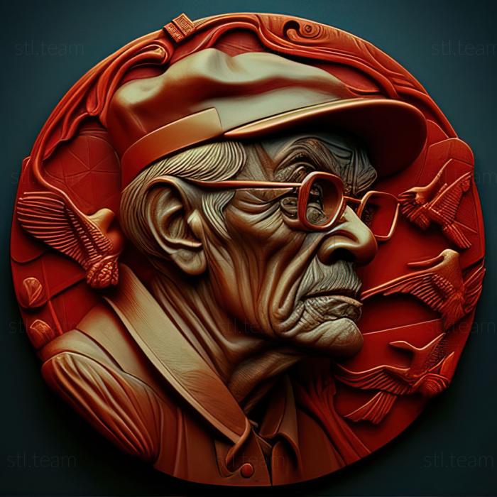 3D модель Red Grooms американський художник (STL)